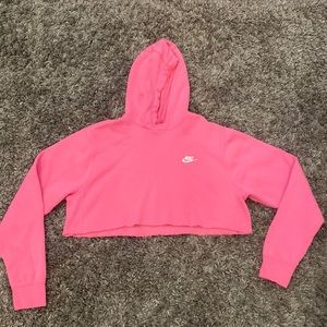 cropped nike sweat shirt
